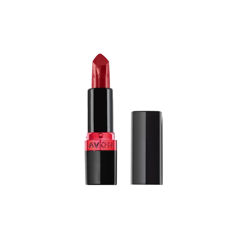 Avon Ultra Color Batom Cremoso FPS 50 Vermelho Glamour — foto 1