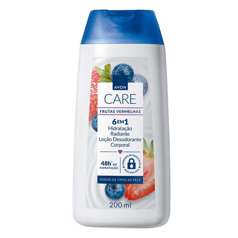 Avon Care Locao Desodorante Corporal Frutas Vermelhas 200 ml