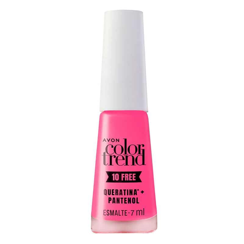 Avon Color Trend 10 Free Esmalte Rosa Choquei — foto 1