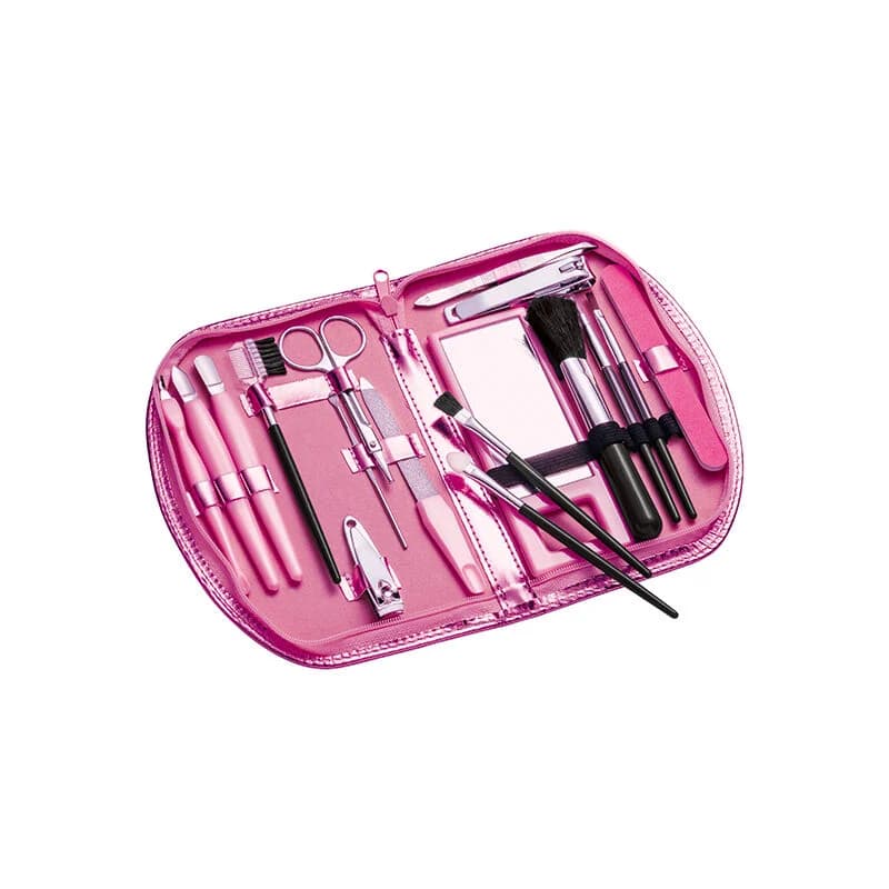 Estojo Luxo Rosa Metalizado — foto 1