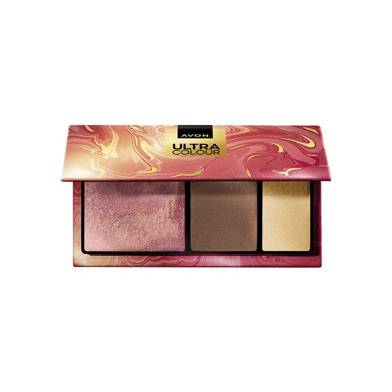 Ultra Color Paleta Facial Multifuncional Em Pó 3 Em 1 Golden Hour 3,8 G — foto 1