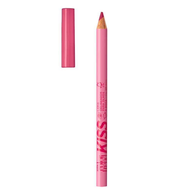 Avon Color Trend Lápis Delineador Para Olhos e Boca Pink Dopamina — foto 1