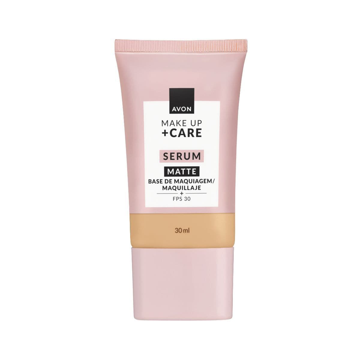 Tratamake Avon Makeup+Care Base Serum Acabamento Matte Fps 30 30ml — foto 1