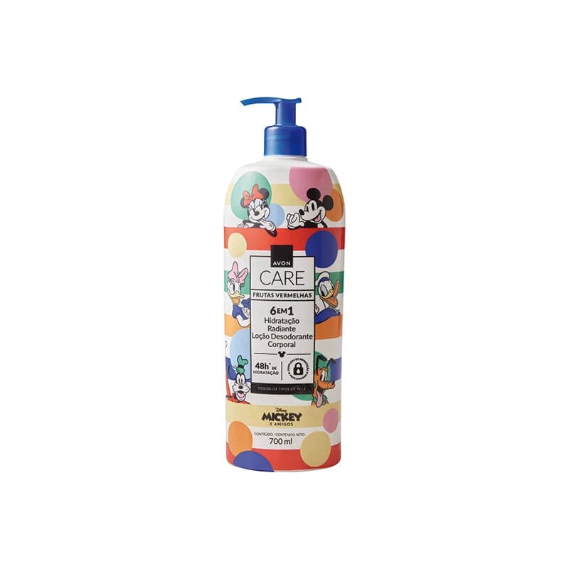 Mickey e Amigos Frutas Vermelhas Loção Corporal 700ml — foto 1