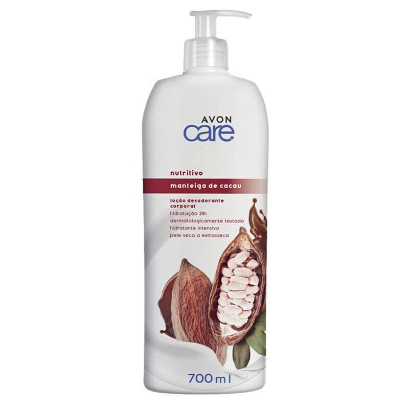 Locao Desodorante Corporal Avon Care Manteiga de Cacau 700ml — foto 1