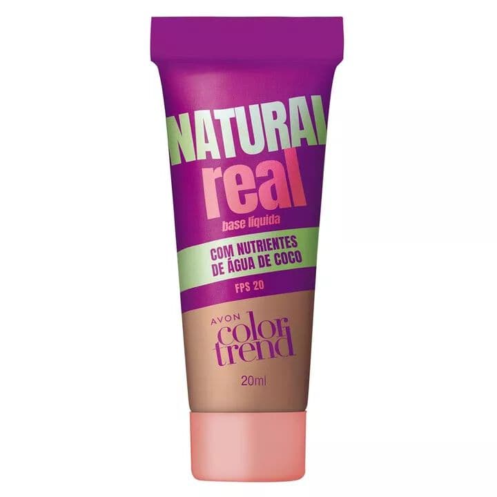 AVON COLOR TREND NATURAL REAL BASE LÍQUIDA FPS 20 320 Q — foto 1