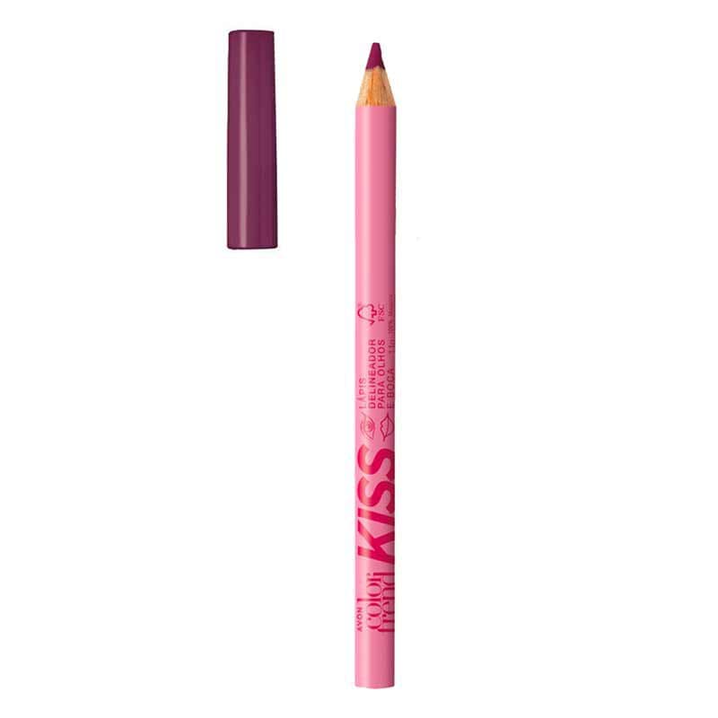 Avon Color Trend Lápis Delineador Para Olhos e Boca Paixão por Roxão — foto 1