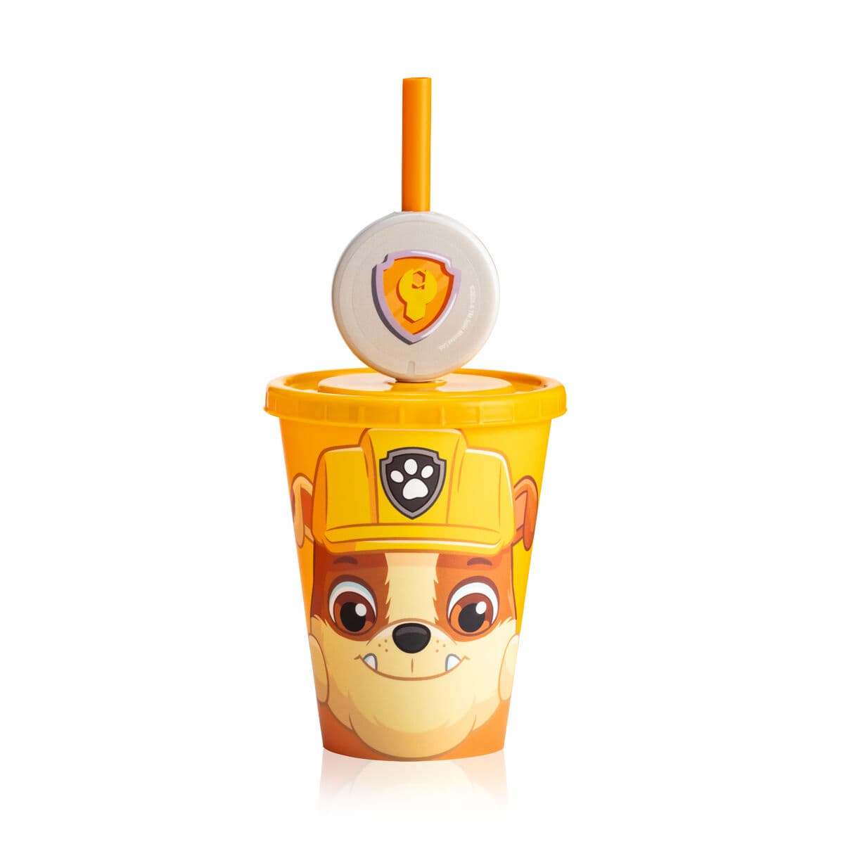 Copo com pingente Patrulha Canina Rubble 280 ml — foto 1