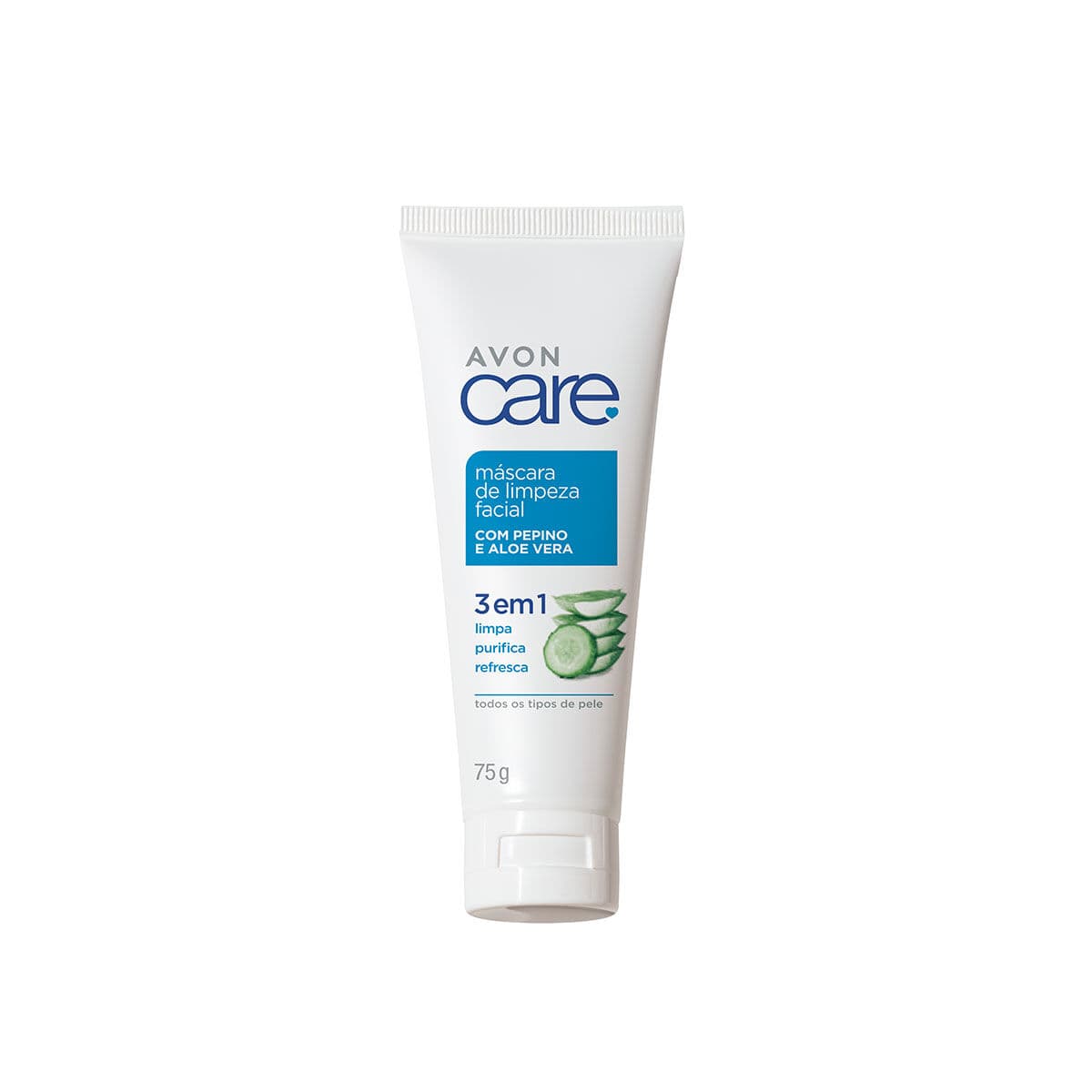 Avon Care Máscara de Limpeza Facial Pepino e Aloe Vera 75 g — foto 1