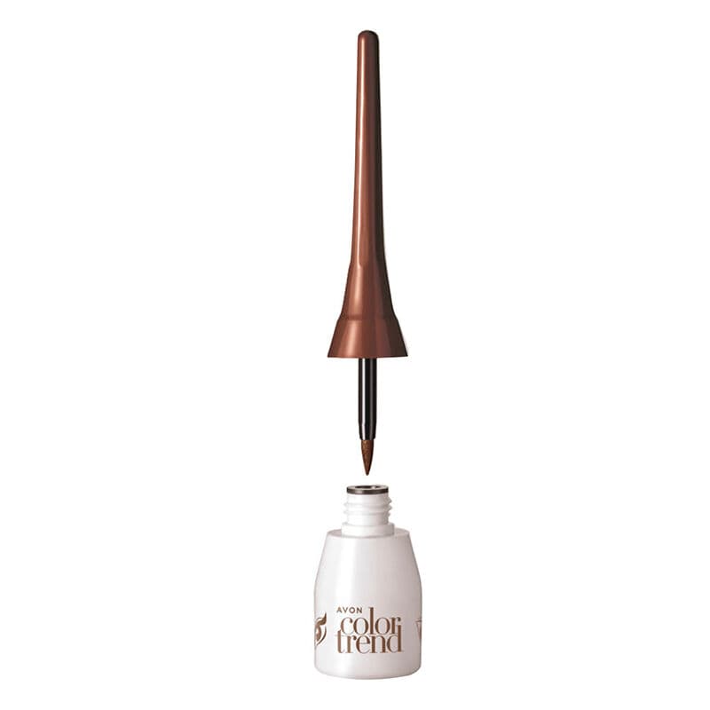 AVON COLOR TREND DELINEADOR LÍQUIDO MARROM — foto 1