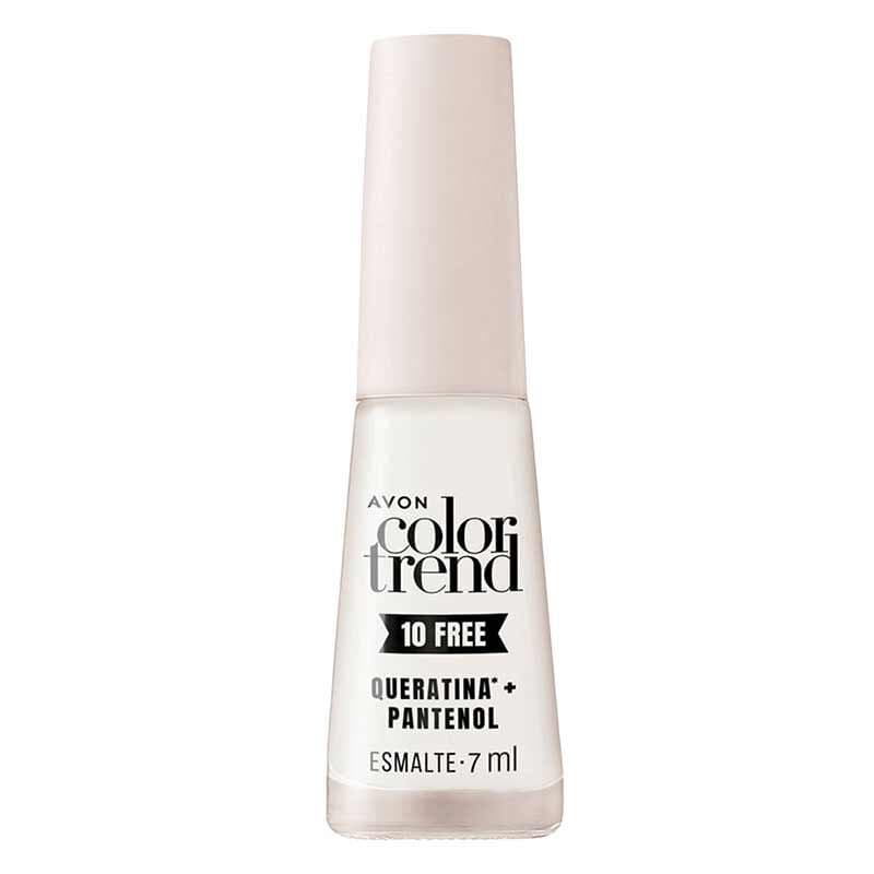 Avon Color Trend 10 Free Esmalte Branco Leite — foto 1