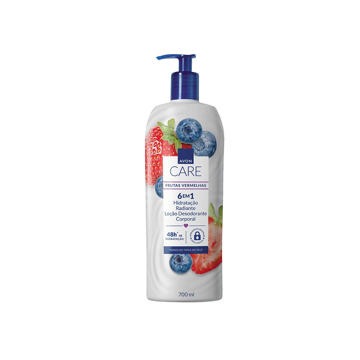 Avon Care Locao Corporal Nutritiva Frutas Vermelhas 700 ml — foto 1