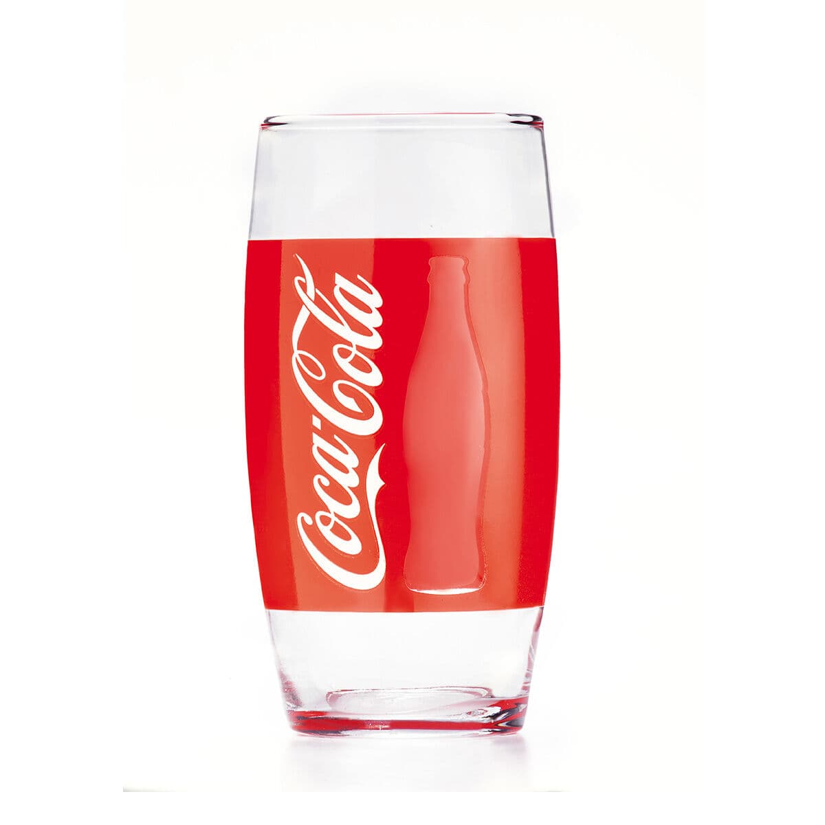 Copo de Vidro Coca-Cola Vermelho — foto 1