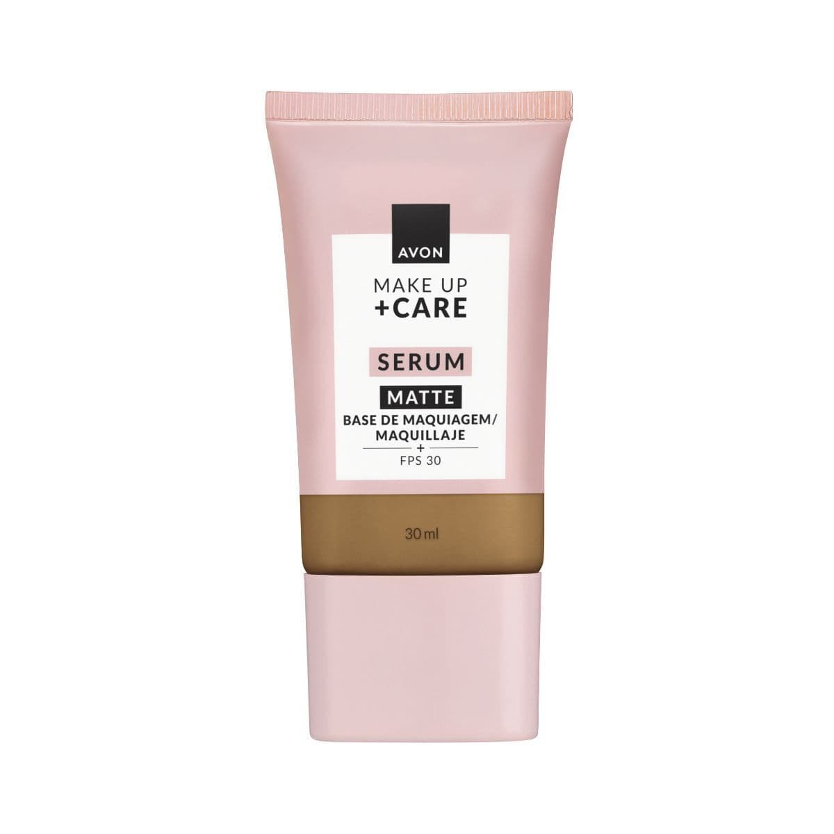 Tratamake Avon Makeup+Care Base Serum Acabamento Matte Fps 30 30ml — foto 1