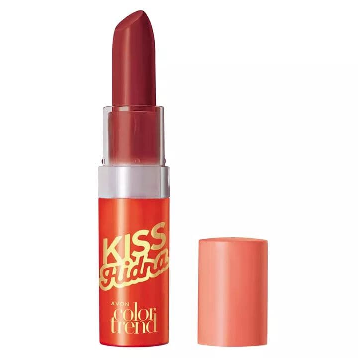 Avon Color Trend Kiss Hidra Batom Vermelho Café — foto 1