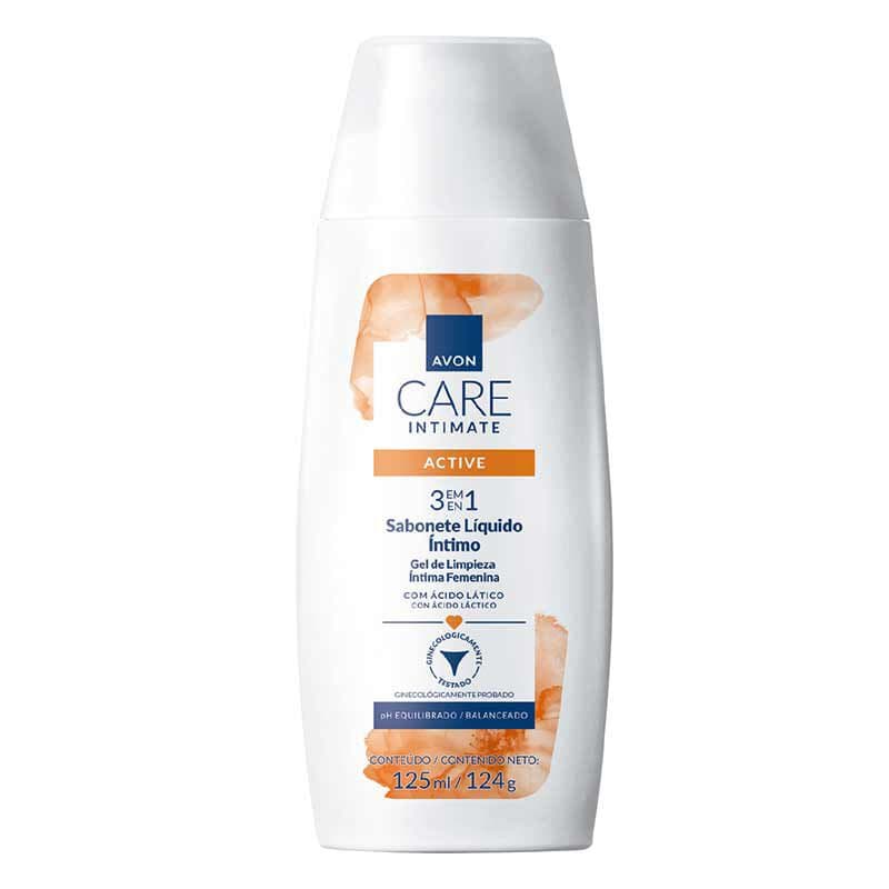 Avon Care Intimate Sabonete Liquido Intimo Active 125 ml