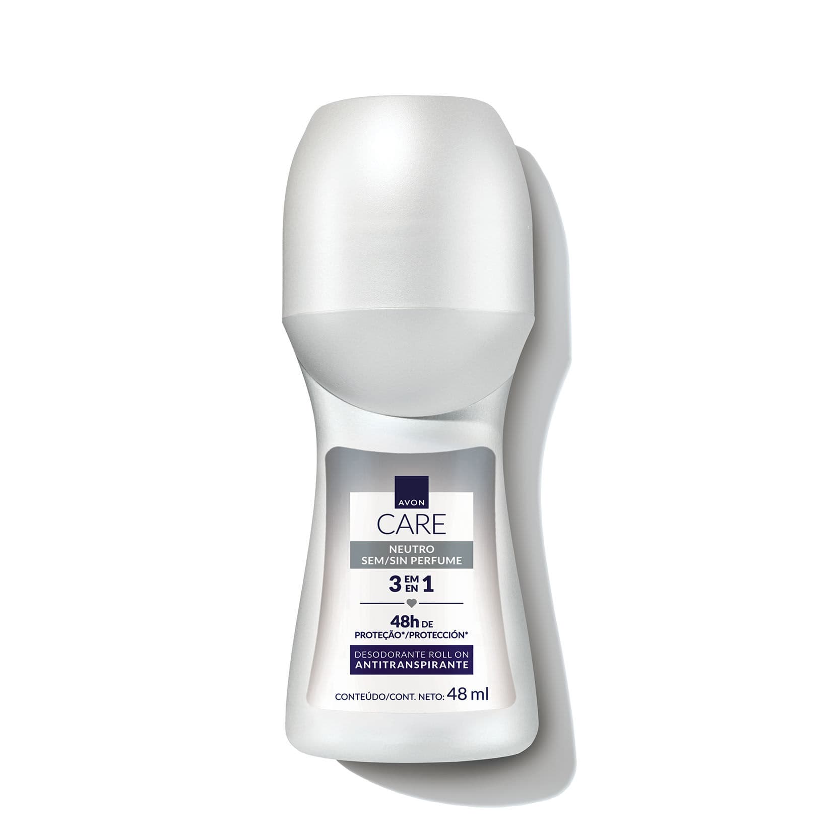 Desodorante Roll-On Antitranspirante 48ml Avon Care Neutro Sem Perfume — foto 1