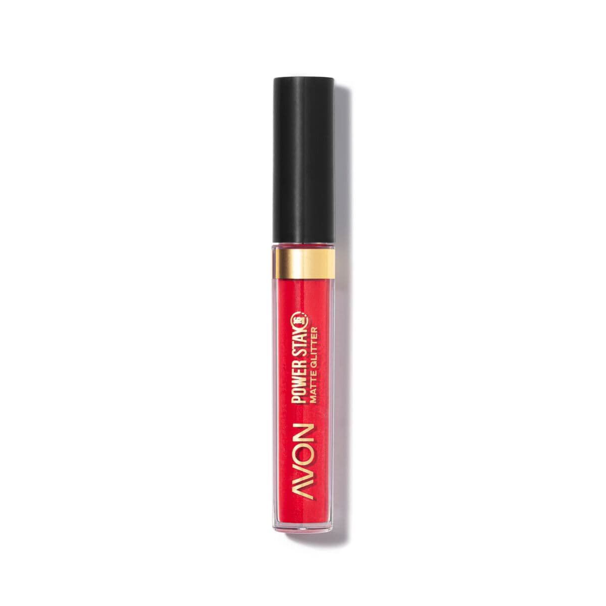 Avon Powerstay Batom Matte Glitter Cereja Brilhante 4 ml — foto 1