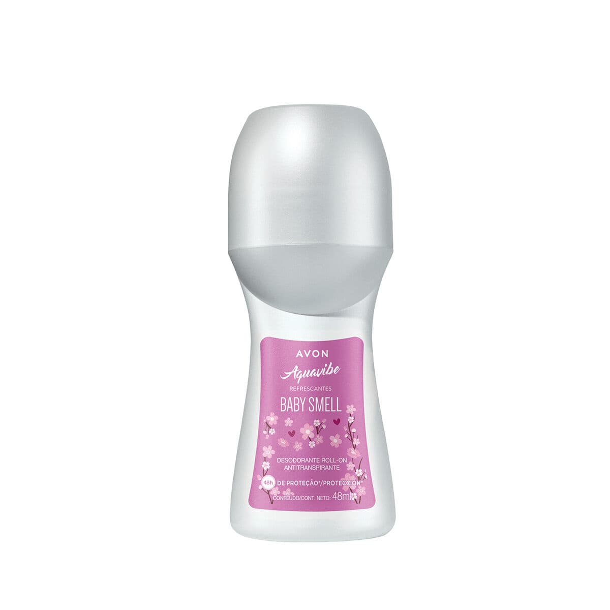 Desodorante Antitranspirante Roll-On 48 ml Aquavibe Refrescantes Baby Smell — foto 1
