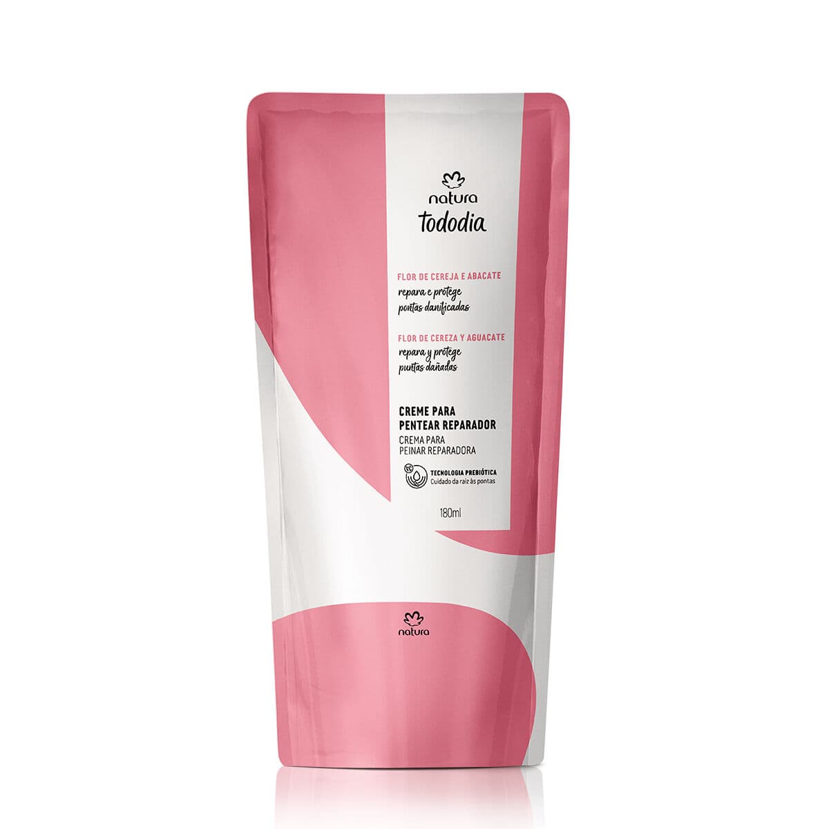 Refil Creme para Pentear Reparador Tododia Flor de Cereja e Abacate 180 ml — foto 1