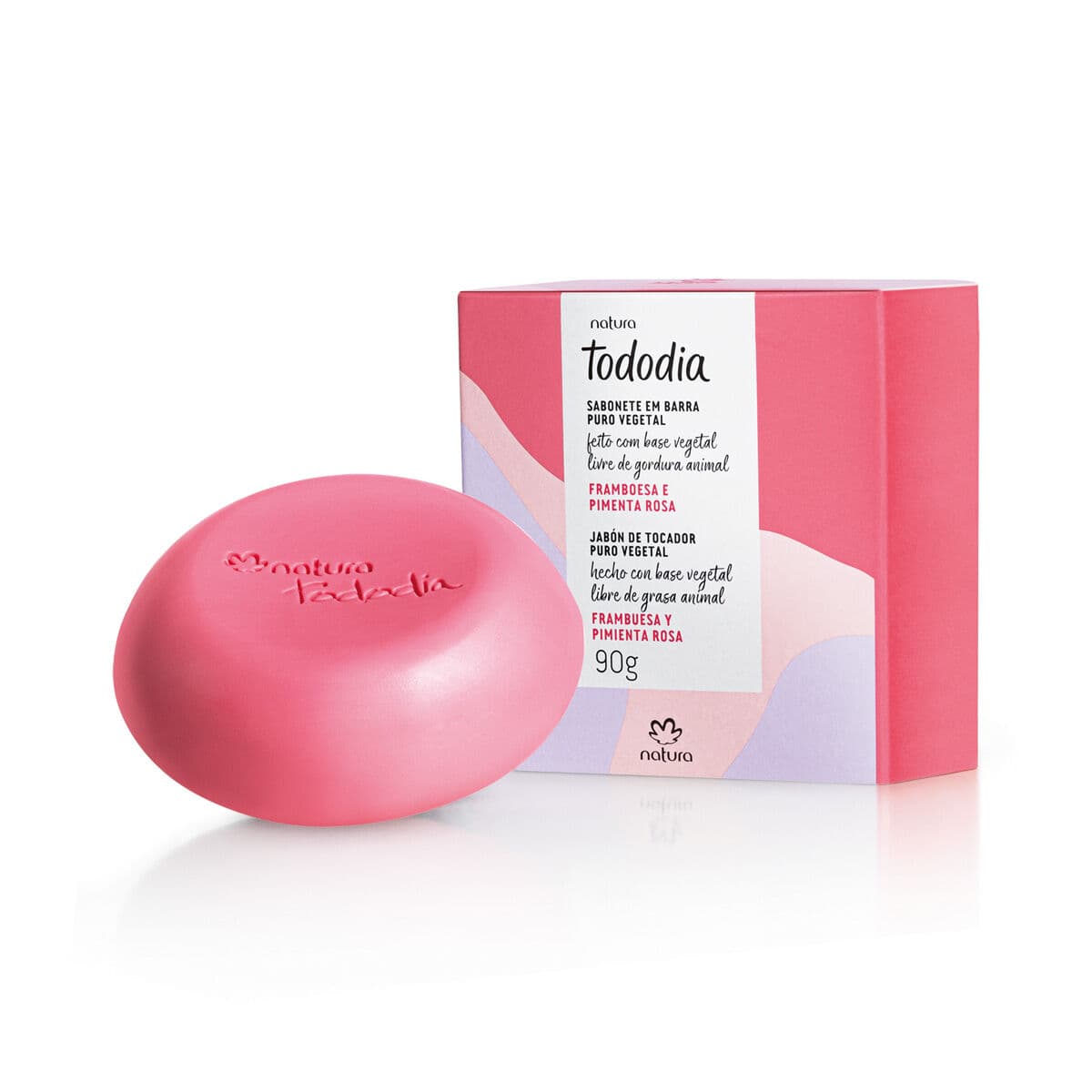 Sabonetes em Barra Tododia Framboesa e Pimenta Rosa 2 x 90g — foto 1