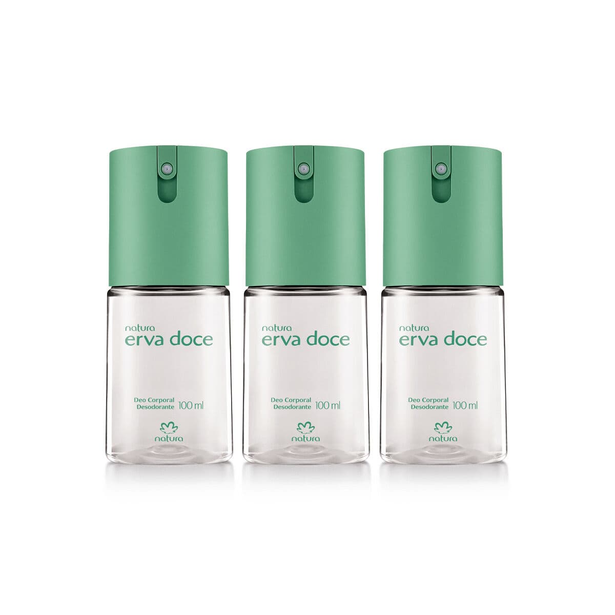 Kit Erva Doce Desodorante Corporal 3 unidades de 100 ml — foto 1