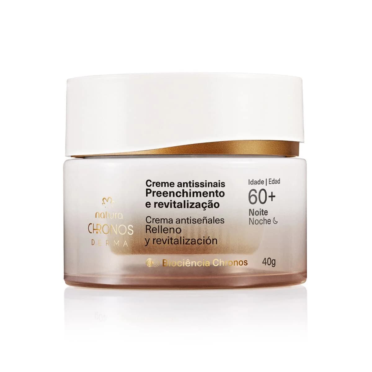 Creme Antissinais Preenchimento e Revitalização 60+ Noite Chronos Derma 40 g — foto 1