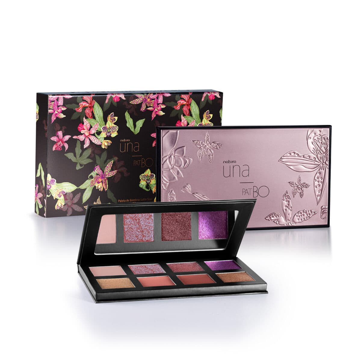 Paleta de Sombras 8 cores Natura Una e PatBO 15 g — foto 1