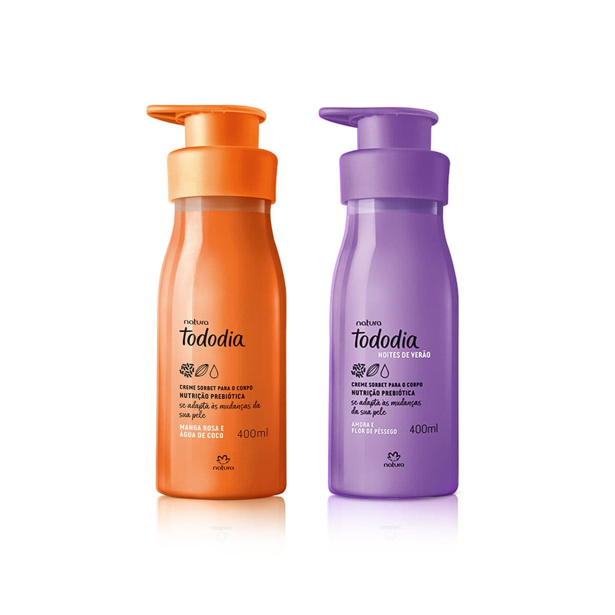 Kit Desodorante Nutritivo Tododia Manga Rosa e Água de Coco + Amora e Flor de Pêssego 2 produtos de 400 ml — foto 1