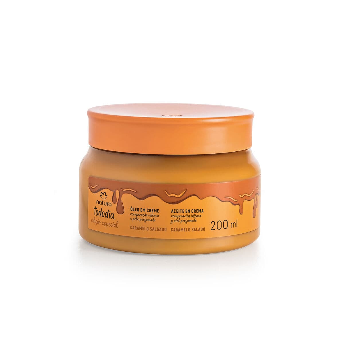 Óleo em Creme para o Corpo Tododia Caramelo Salgado 200ml — foto 1