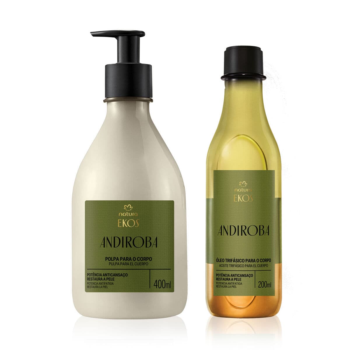 Kit Ekos Andiroba Creme Corporal e Óleo Trifásico (2 produtos) — foto 1
