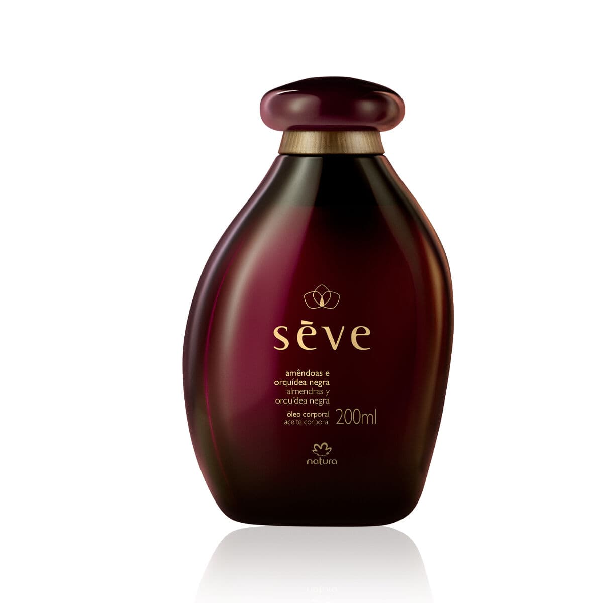 Óleo Desodorante Hidratante Corporal Sève Amêndoas e Orquídea Negra 200 ml — foto 1