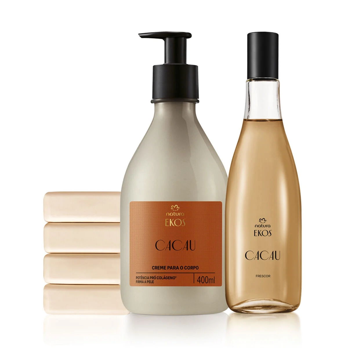 Kit Natura Ekos Cacau Banho, Hidratação e Perfumação — foto 1