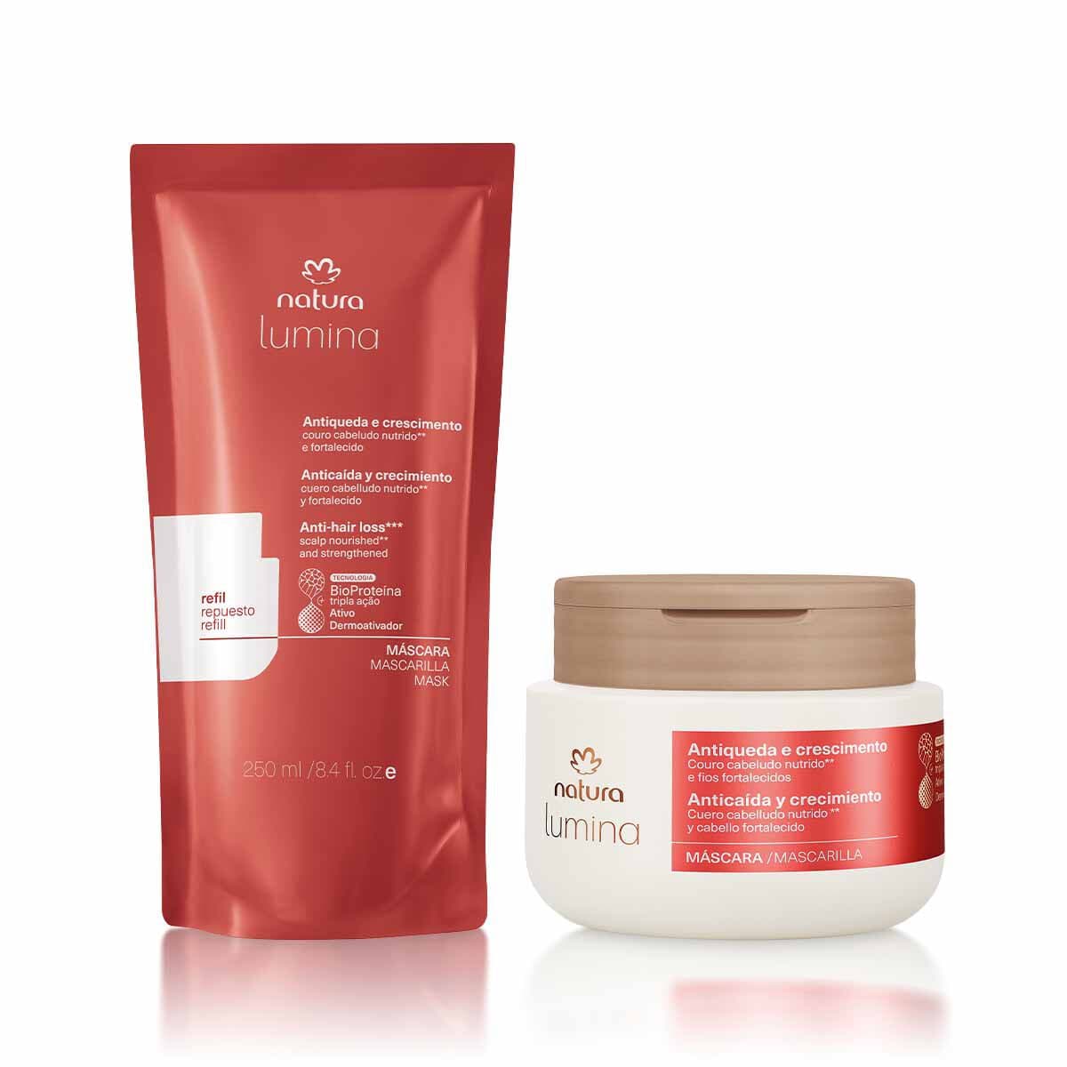 Kit Máscara com Refil Lumina Antiqueda e Crescimento — foto 1