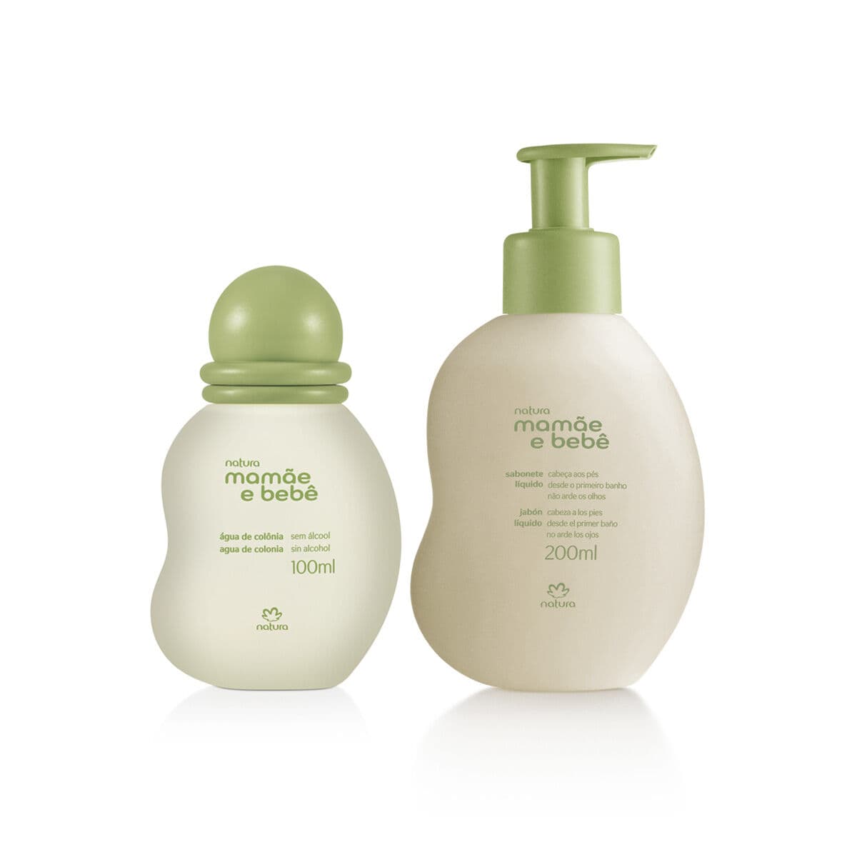 Kit Mamãe e Bebê Água de Colônia e Sabonete Líquido da Cabeça aos Pés 2 produtos — foto 1