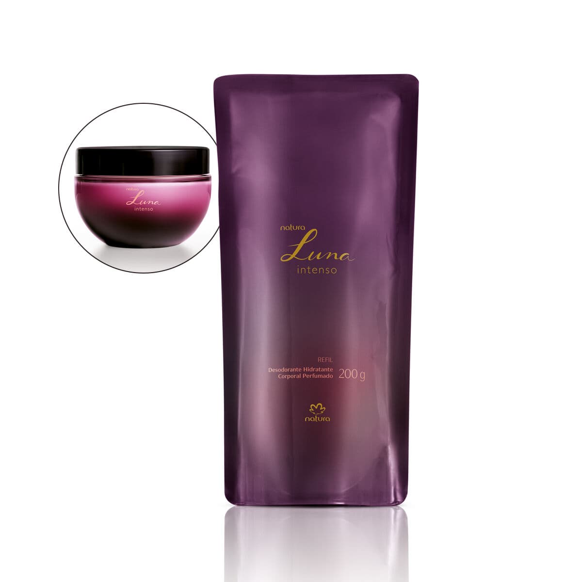Refil Desodorante Hidratante Corporal Perfumado Luna Intenso 200 ml — foto 1