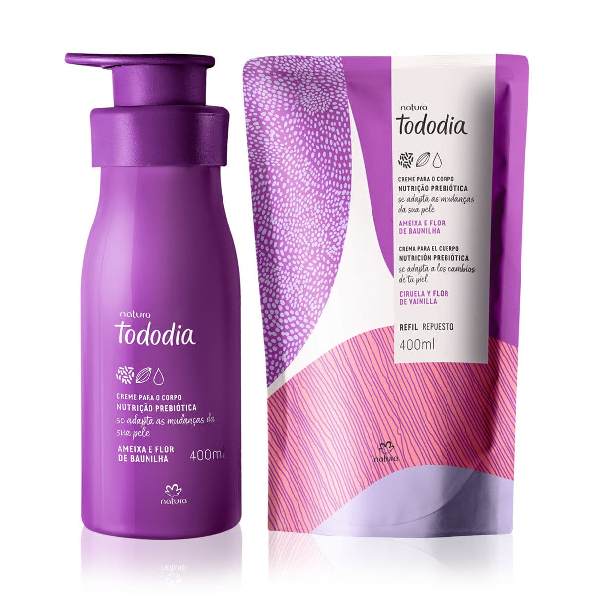 Kit Tododia Ameixa e Flor de Baunilha (2 produtos) — foto 1