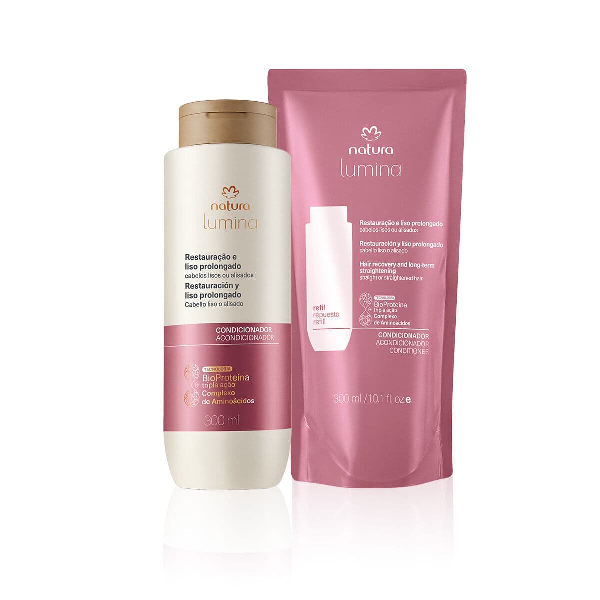 Kit Lumina Condicionador e Refil Restauração e Liso Prolongado (2 produtos) — foto 1