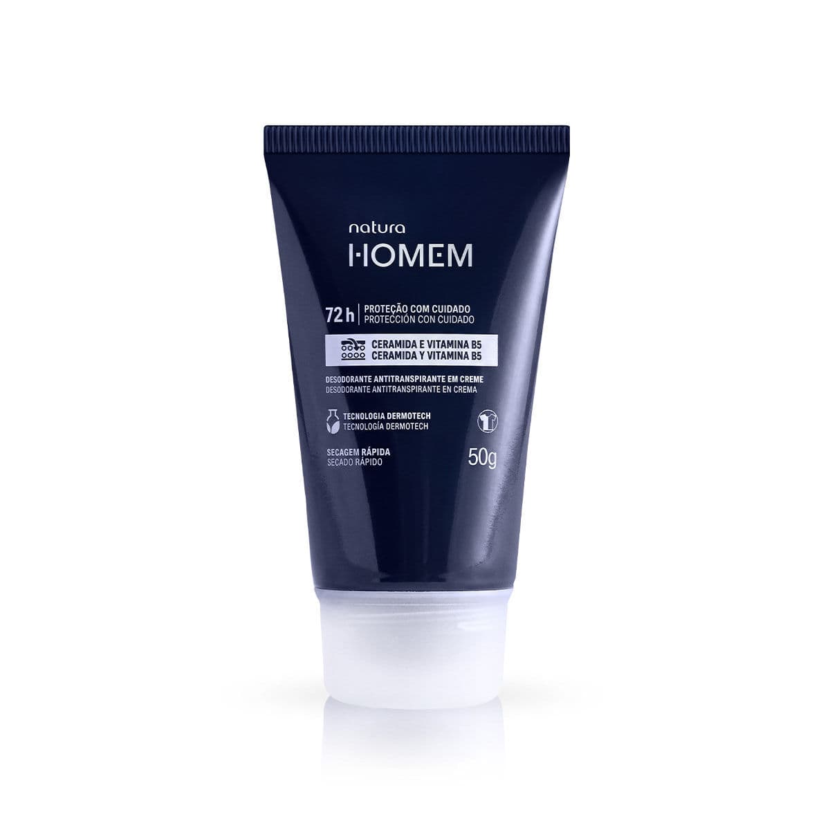 Desodorante Antitranspirante em Creme Natura Homem 50g — foto 1