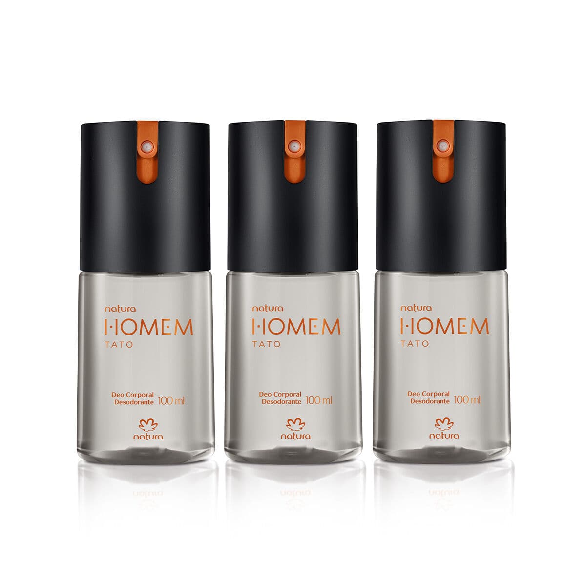 Kit Desodorante Corporal Natura Homem Tato 3 produtos de 100 ml — foto 1