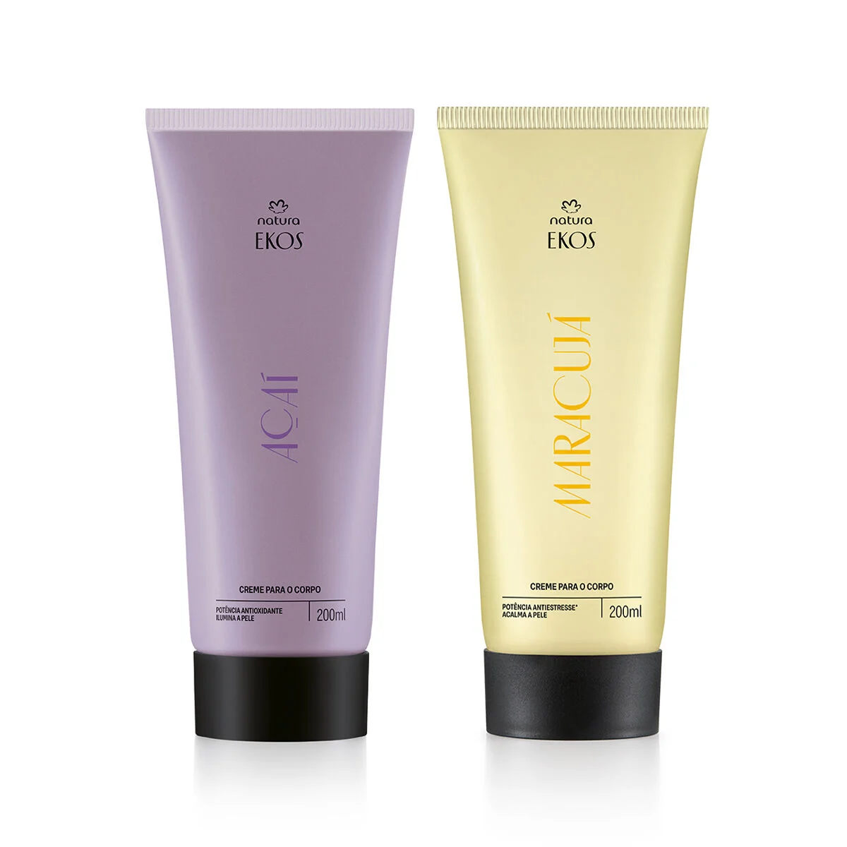 Kit Creme Desodorante Hidratante para o Corpo Ekos Açaí e Ekos Maracujá 2 un de 200 ml — foto 1