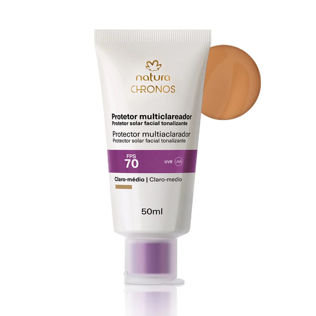 Protetor Clareador FPS 70 Chronos Derma 50 ml — foto 1