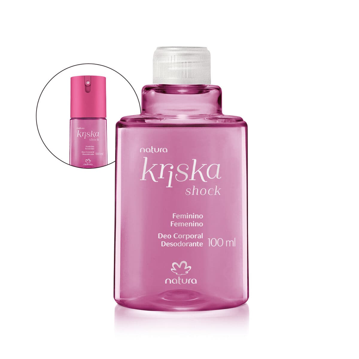 Refil Desodorante Corporal Kriska Shock 100 ml — foto 1