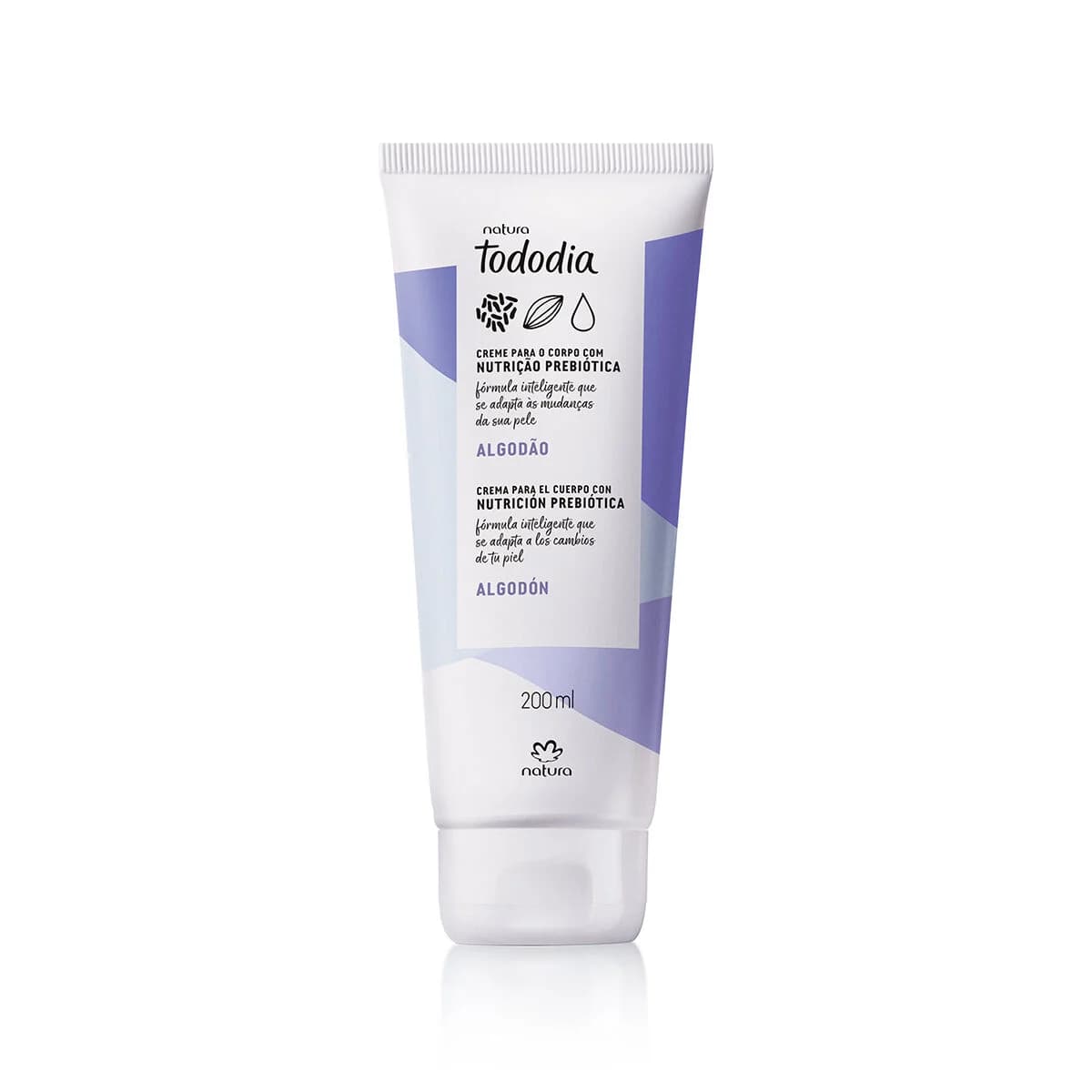 Creme Desodorante Nutritivo Corporal Tododia Algodão 200 ml — foto 1