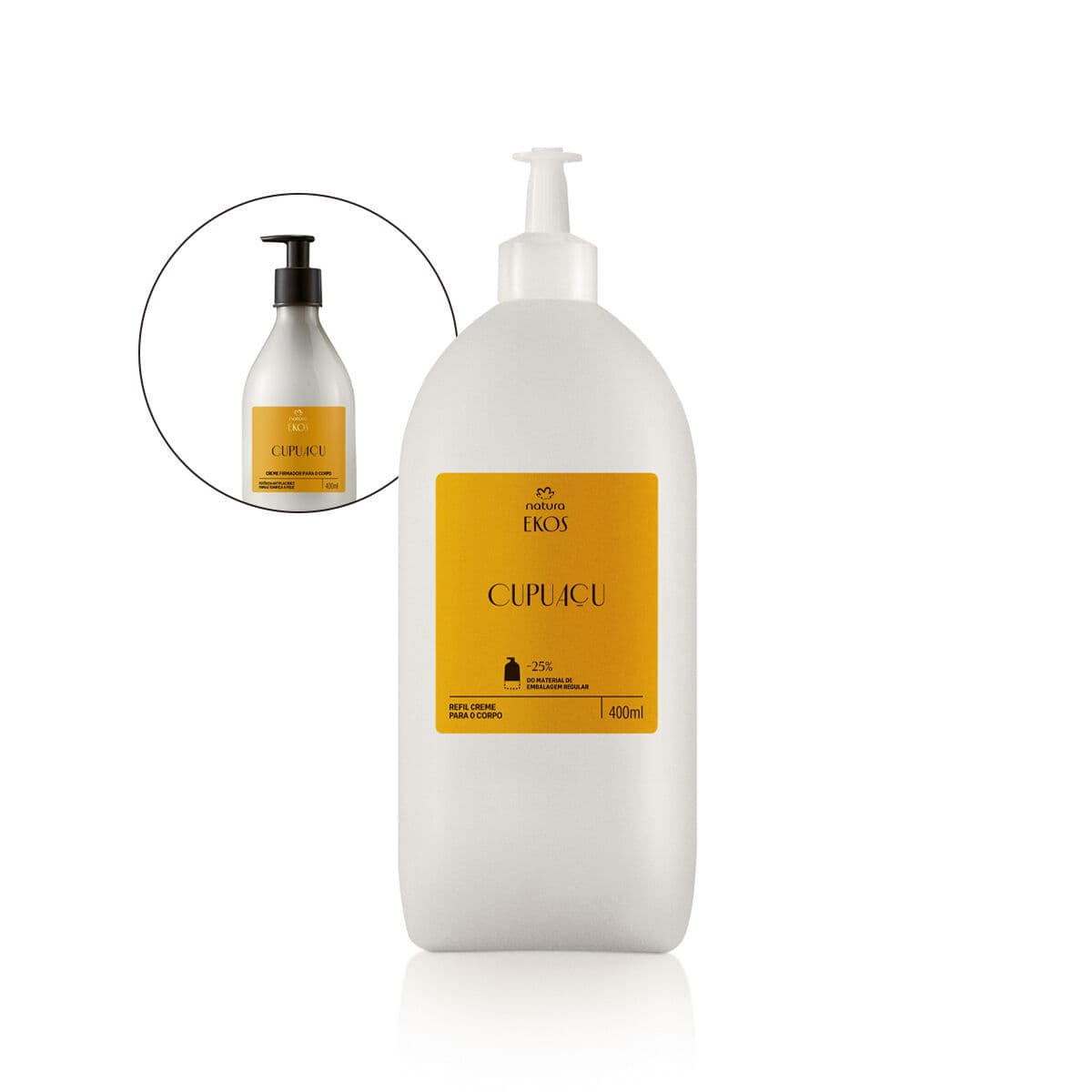 Refil Creme Desodorante Hidratante para o Corpo Ekos Cupuaçu 400 ml — foto 1