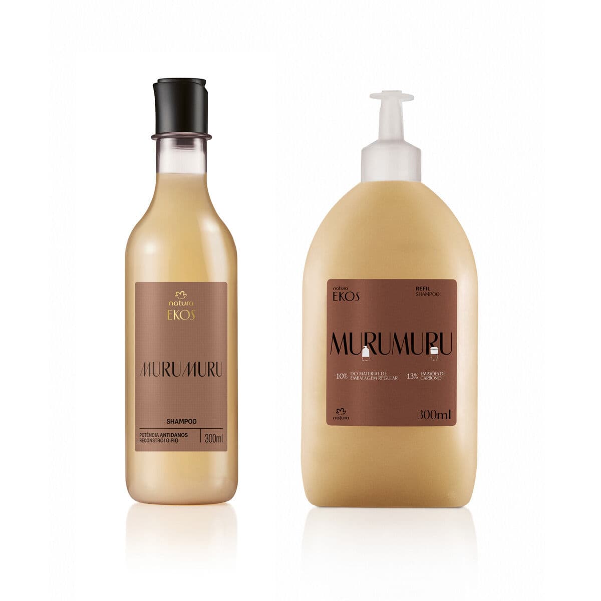 Kit Shampoo Ekos Murumuru + Refil Shampoo Ekos Murumuru 2 produtos de 300 ml — foto 1