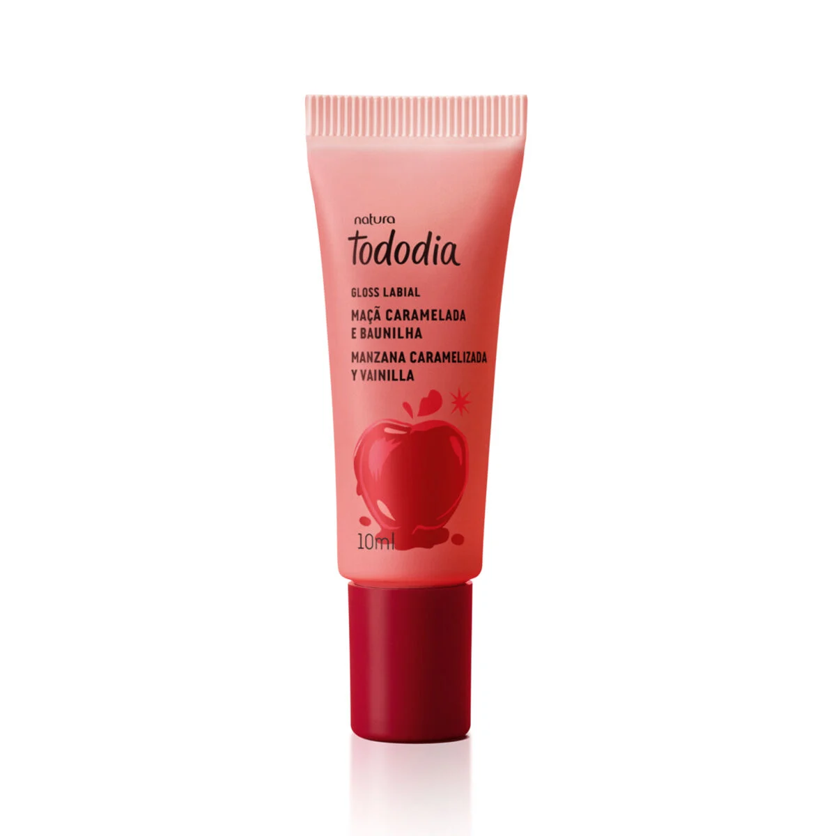 Gloss Labial Tododia Maçã Caramelada e Baunilha 10 ml — foto 1
