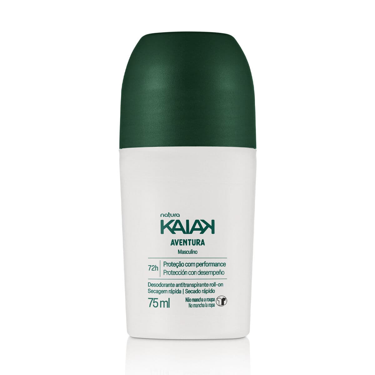 Desodorante Antitranspirante Roll-on Kaiak Aventura Masculino 75 ml — foto 1