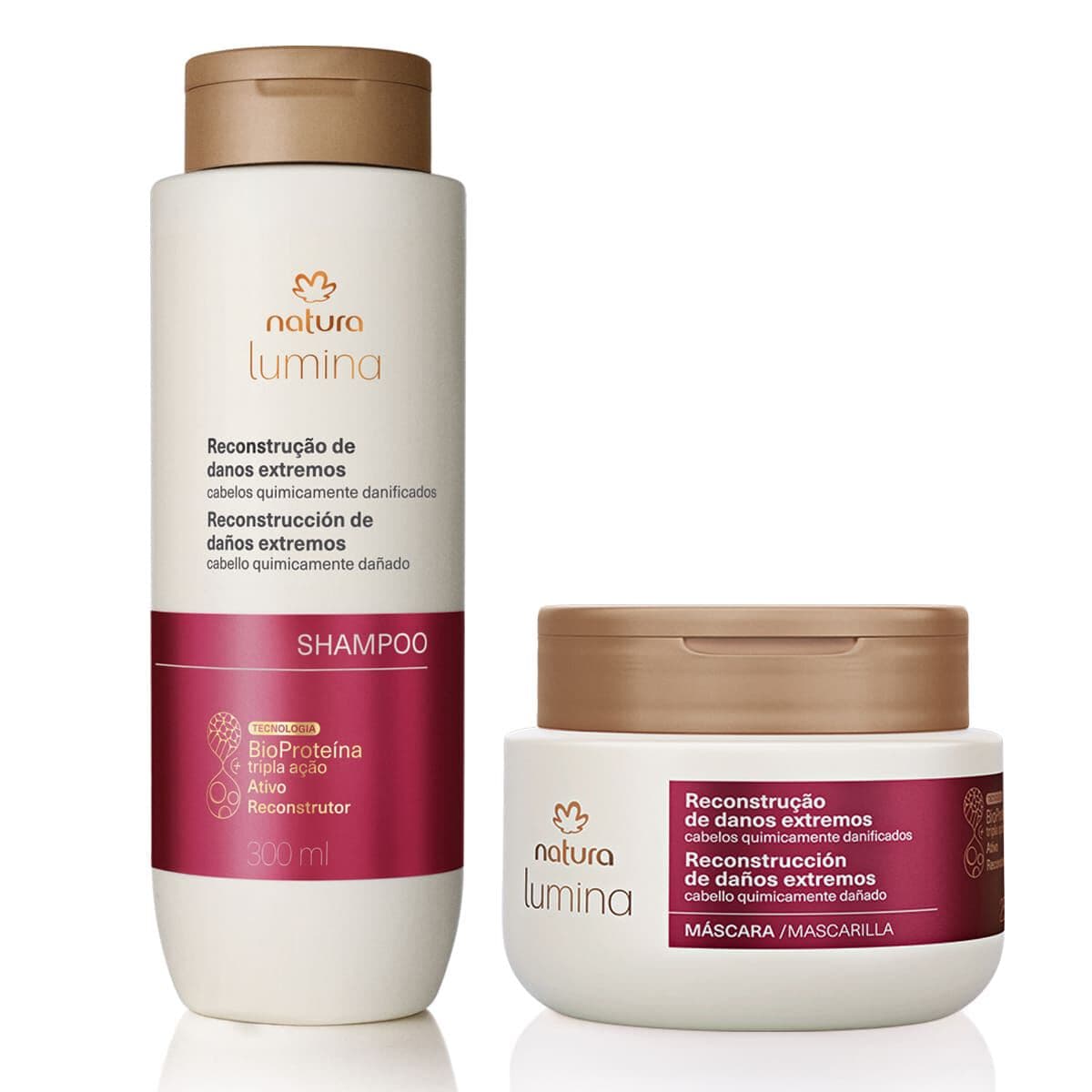 Kit Shampoo e Máscara Reconstrução de Danos Extremos — foto 1
