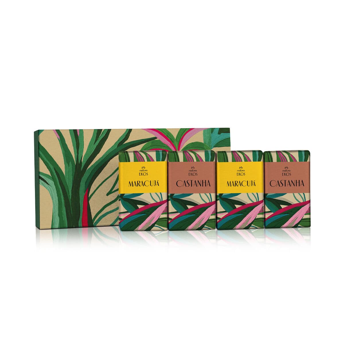 Presente Natura Ekos Sabonetes Exuberância da Amazônia (4 barras) 4 un de 100 g — foto 1